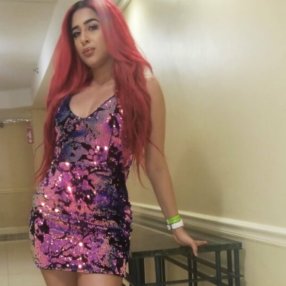 Sequin Mini dress with multi color really cute - Picture 2 of 4